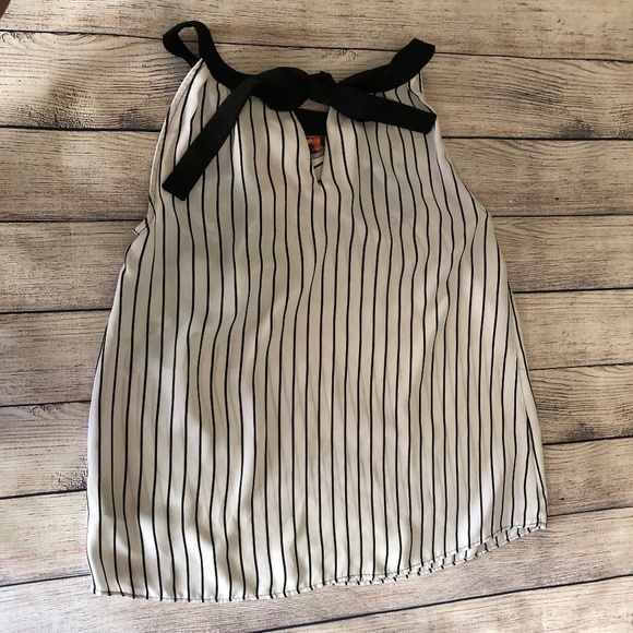 Worthington Black/White Stripe Tank Top Size S - Picture 4 of 5